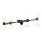 Z-Lite Artemis Vanity, 10-Light, 6.5 In.W x 45 In.L x 10.75 In.H, Matte Black/Matte Opal 494-10V-MB - alternate 3